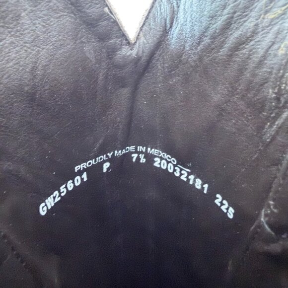 Lane Gallatin Womens Cowboy Boots 7.5 Pink Cowgirl Western Mid Calf Pointed Toe - Picture 11 of 13